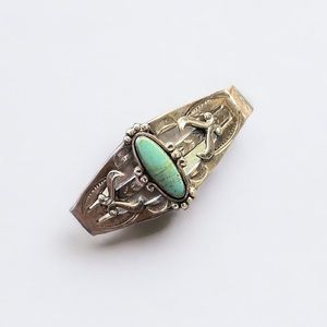 Vintage Bell Trading Turquoise Sterling Cuff Bracelet